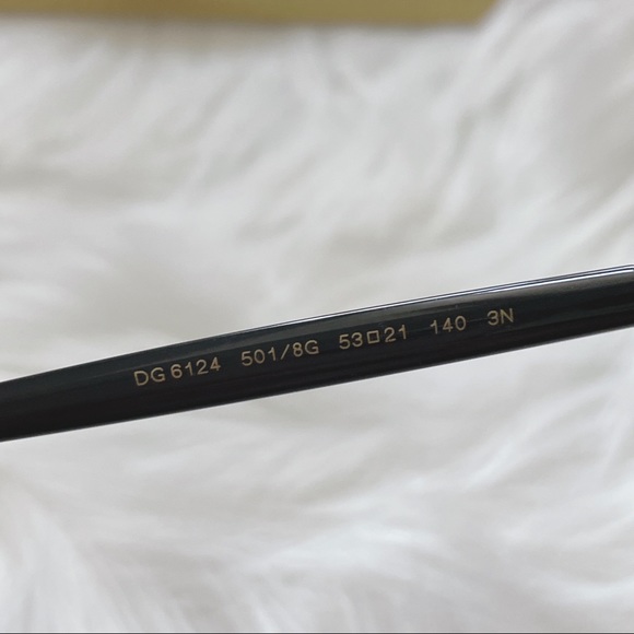 Dolce & Gabbana #6124 Black/ Light Grey Ombré lens Cat Eye Sunglasses - Picture 16 of 16